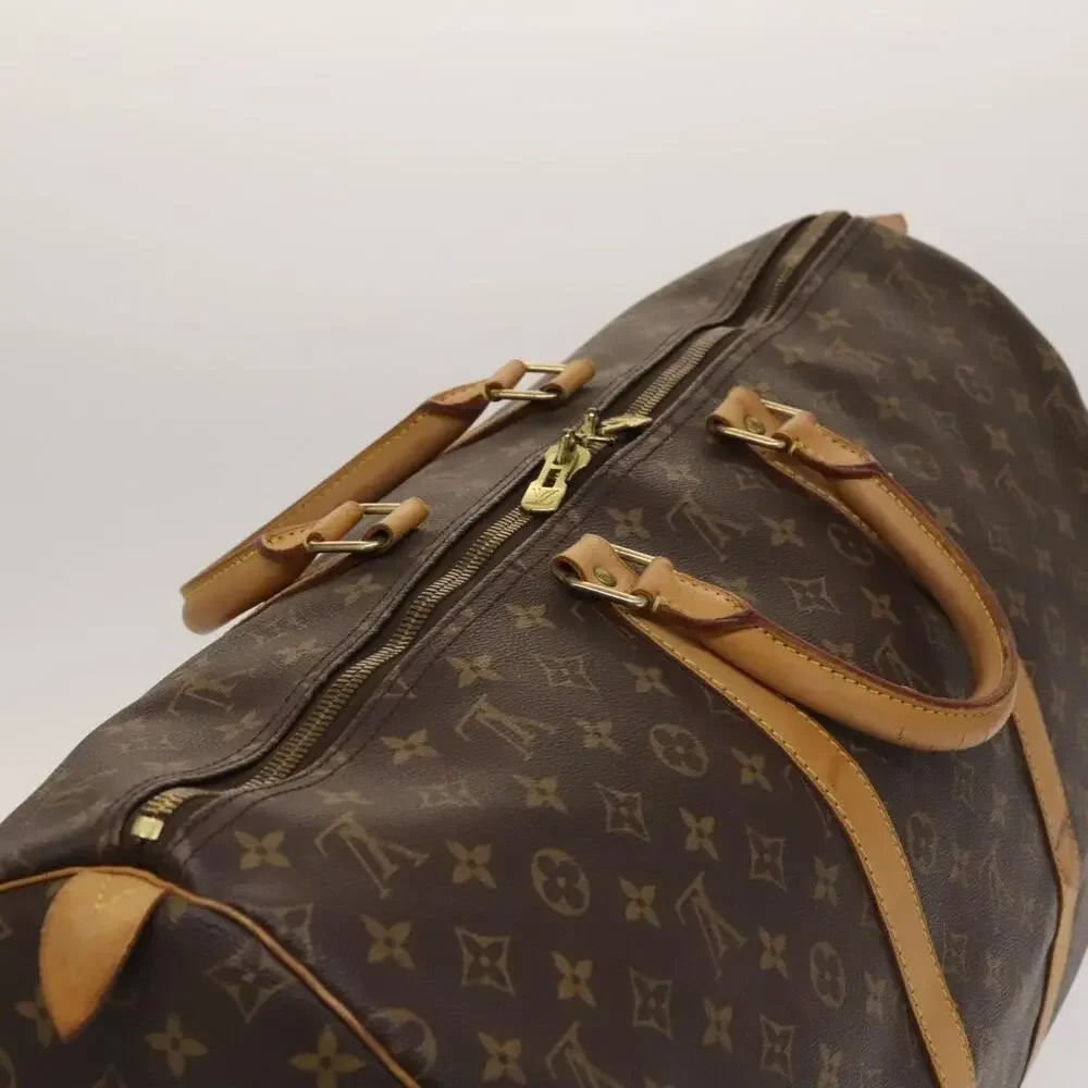 LOUIS VUITTON Monogram Keepall 55 Boston Bag M41424